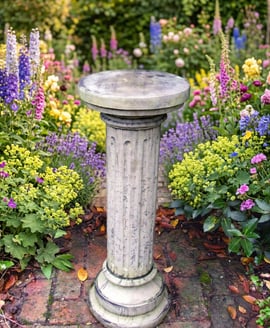 Brighton Column Stone Garden Pedestal