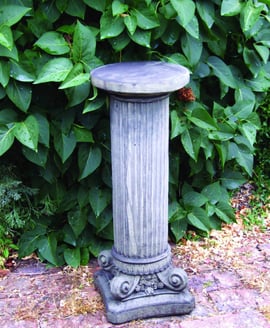 Corinthian Column Stone Garden Pedestal