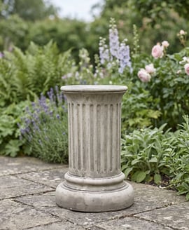 Doric Column Stone Garden Pedestal