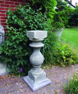 Grand Baluster Stone Garden Pedestal