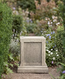 Large Stone Garden Plinth
