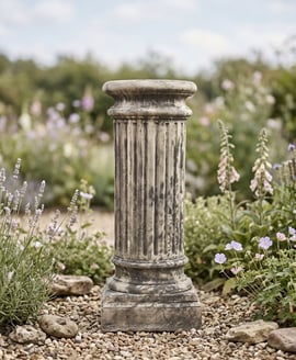Oxford Stone Column Garden Pedestal
