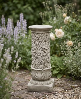 Vine Stone Garden Pedestal