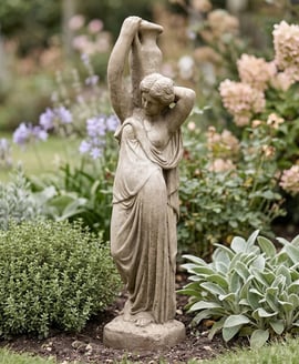 Aquarius The Water Bearer Garden Statue