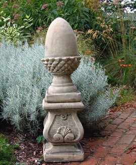 Scroll Plinth Garden Pedestal