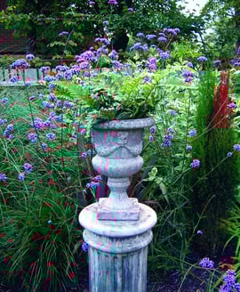 Vienna Classical Scroll Stone Garden Vase