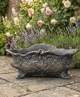 Vienna Oval Stone Garden Vase