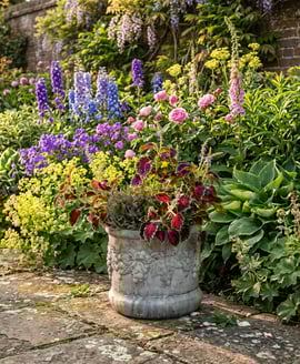 Vienna Vitus Stone Garden Vase