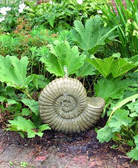 Grand Ammonite Stone Fountain