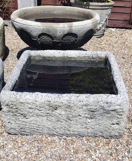 Square Stone Garden Reservoir