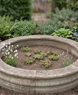 Stone Garden Pool Surround