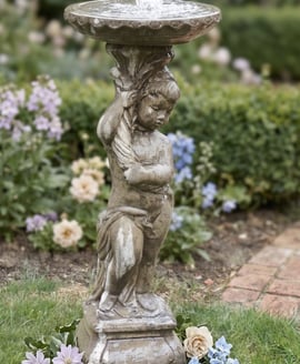 Urchin Stone Fountain