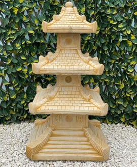 Grand Pagoda Garden Ornament in Sandstone