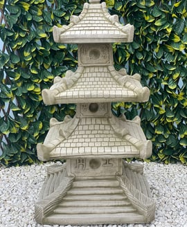 Grand Pagoda Garden Ornament in Stone