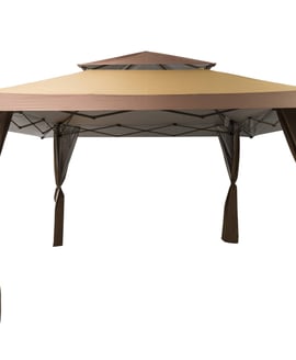 Garden Must Haves Got It Covered 4m Pop Up Gazebo in Taupe