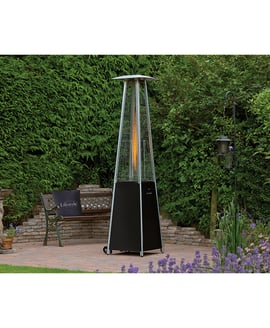 Lifestyle Tahiti II Black Pyramid Flame Heater