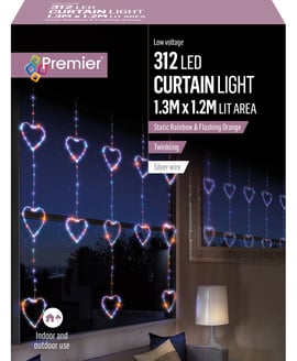 1.2x1.3m Heart Shape Pin wir