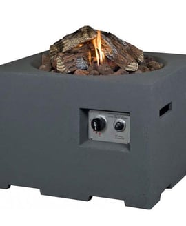 Happy Cocooning 76cm Grey Gas Fire Pit