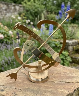 Eastern Connections Medium Solid Brass Armillary 8 Inch