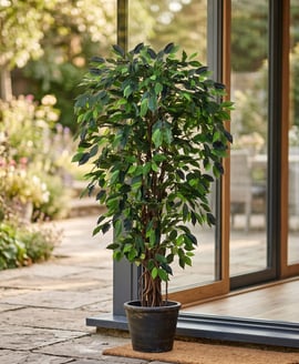 Artificial Ficus Liana Green 120cm Fire Retardant