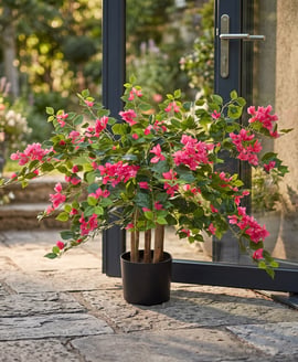 Artificial Flowering Bougainvillea Pink 90cm