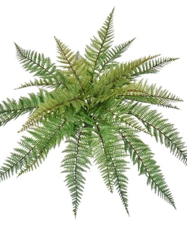 Artificial Base Fern Leather 48cm UVFR