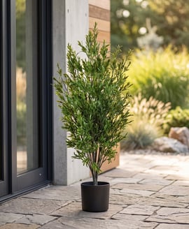 Artificial Rosemary with Berries 74cm UV Resistant