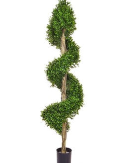 Artificial Topiary New Buxus Spiral 150cm UV Resistant