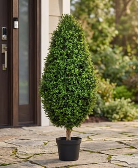 Artificial Topiary New Buxus Tower 120cm UV Resistant