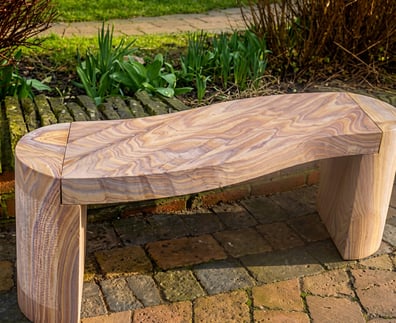 Tenbury Rainbow Sandstone Garden Bench