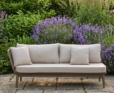 Opus Woven Rope Chaise Longue with Cushions