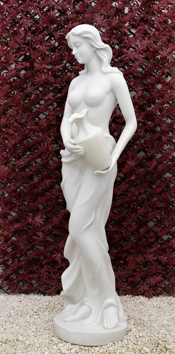 Grace Large Garden Statue in White