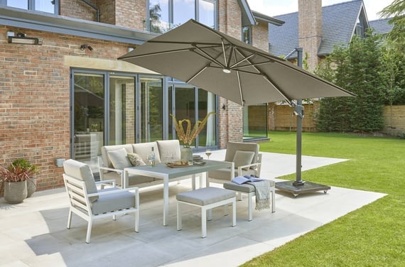 Garden Must Haves Royce Ambassador 3m Cantilever Parasol Carbon