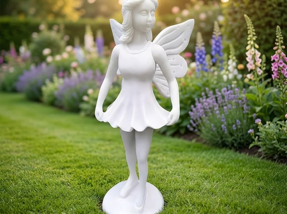 Curtseying Fairy Garden Ornament