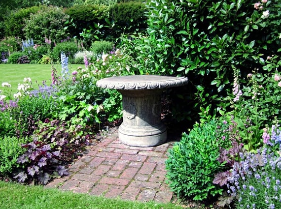 Laurel Stone Garden Table