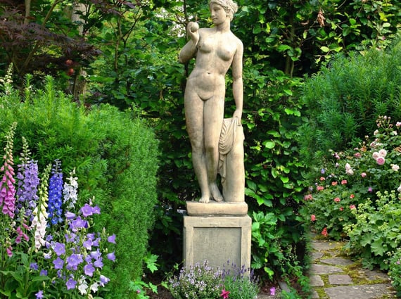 Large Stone Garden Plinth