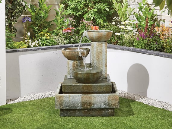 Patina Bowls Self Contained Water Feature