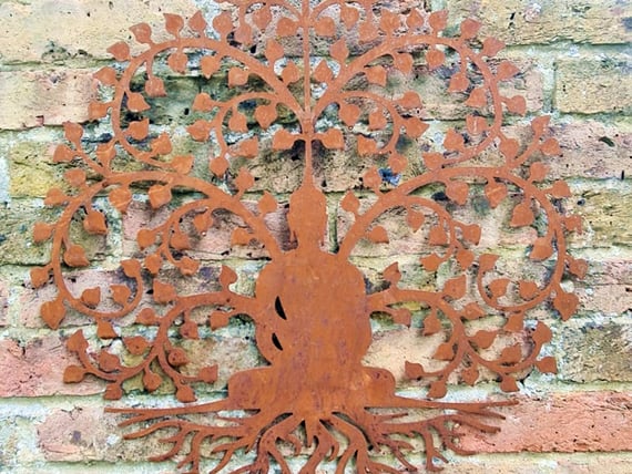 Tree of Life Buddha Decorative Wall Panel