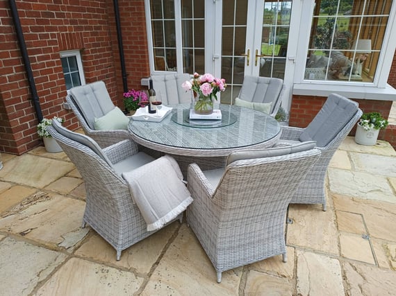 Lichfield Rapello 6 Seat Dining Set