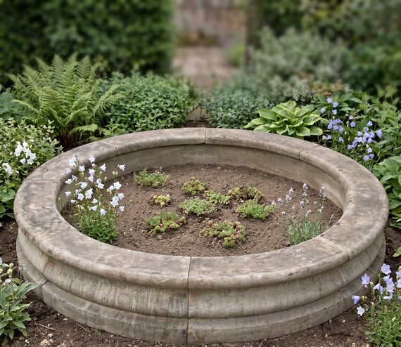 Stone Garden Pool Surround