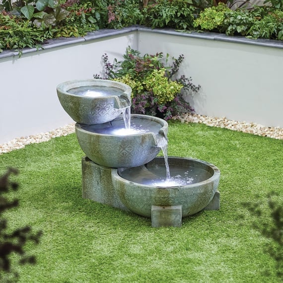 Flowing Bowls Self Contained Water Feature