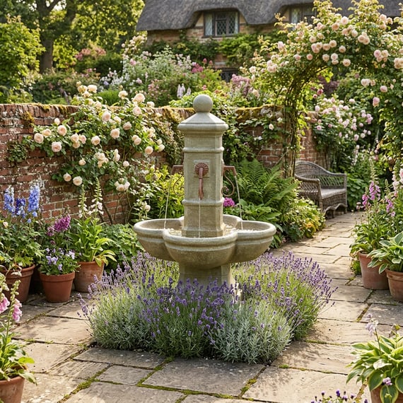 Piazza Self Contained Water Feature