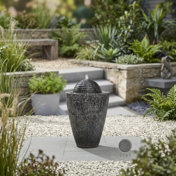 Onyx Column Self Contained Water Feature