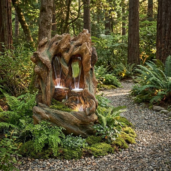 Redwood Self Contained Water Feature