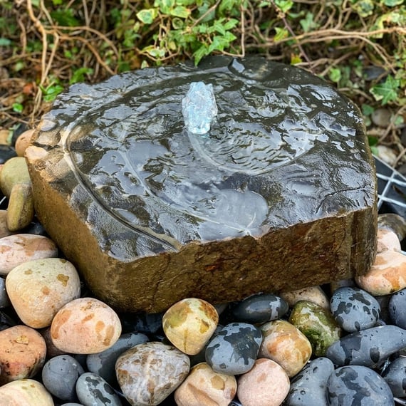 Rippled Basalt Water Feature