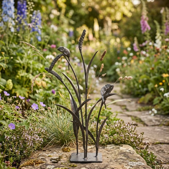 Fieldmouse Metal Garden Ornament