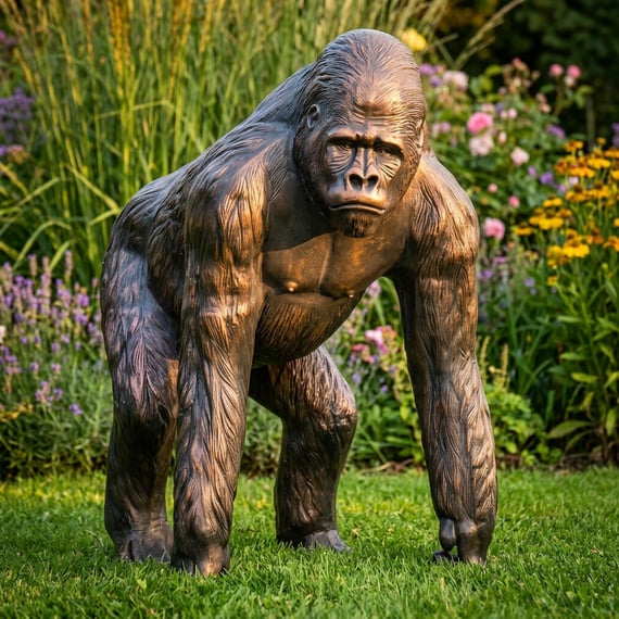 Gorilla Metal Garden Ornament