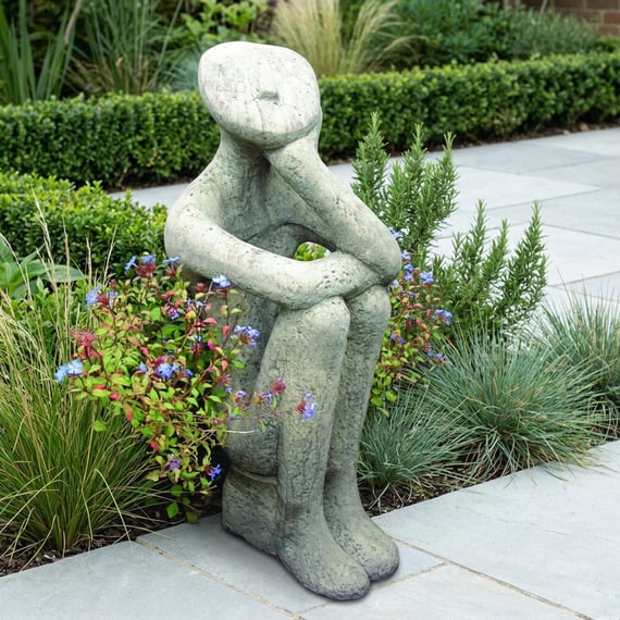 George Modern Garden Art Statue