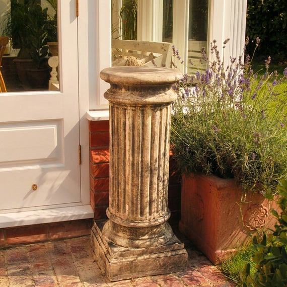 Oxford Stone Column Garden Pedestal