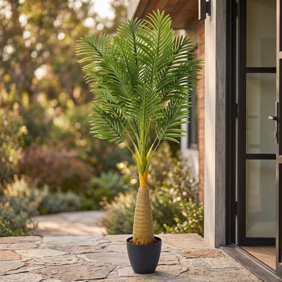 1.4m Artificial Potted Palm Tree
